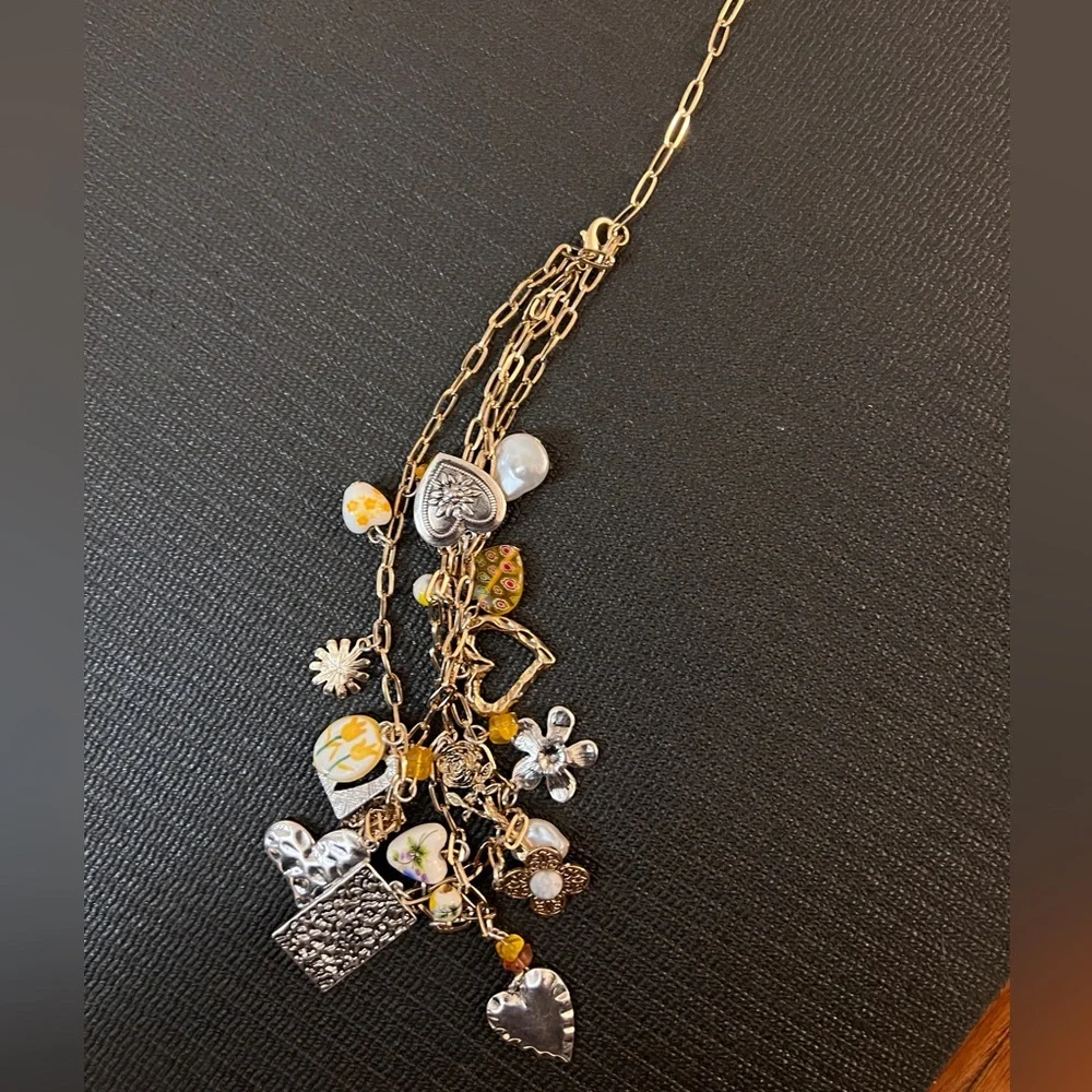 Free People Maxamillion Charm Necklace